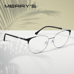MERRYS DESIGN Women Retro Cat Eye Glasses Frame Ladies Fashion Eyeglasses Myopia Prescription Optical Eyewear S2126