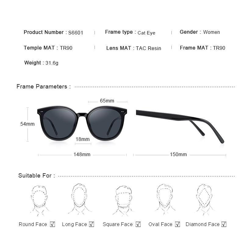 MERRYS DESIGN Women Fashion Cat Eye Sunglasses Oversized Ladies Luxury Brand Trending Sunglasses UV400 Protection S6601