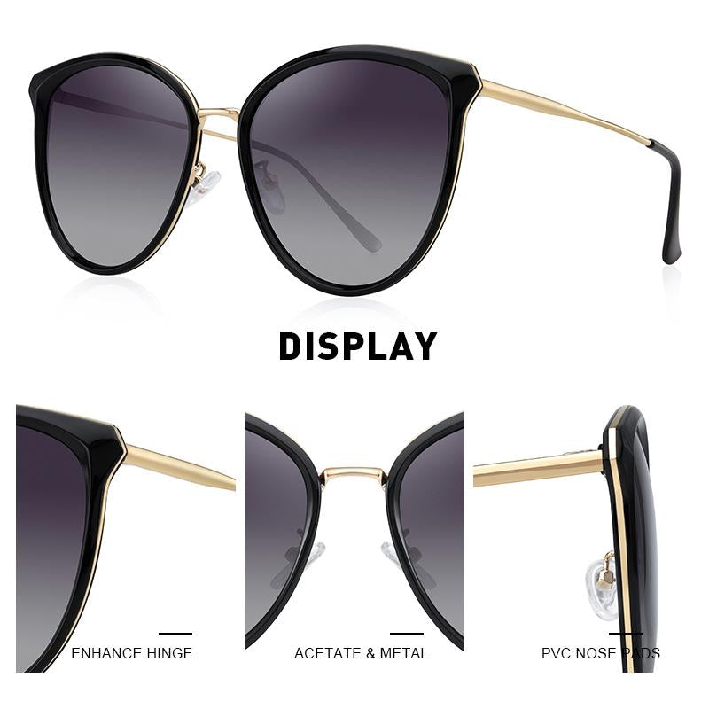 MERRYS DESIGN Women Polarized Sunglasses Fashion Cat Eye Ladies Luxury Brand Trending Sunglasses UV400 Protection S6305N