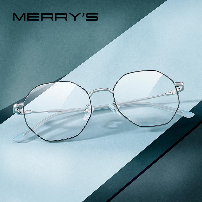 MERRYS DESIGN Women Fashion Ploygon Glasses Frame Ladies Eyeglasses Myopia Prescription Optical Eyewear S2503