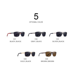 MERRYS DESIGN Men Classic Rectangle Sunglasses HD Polarized Sun glasses For Driving TR90 Legs UV400 Protection S8380