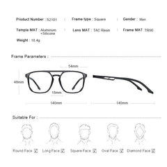 MERRYS DESIGN Men Sport Glasses Frame Aluminum Temple With Silicone Legs Myopia Prescription Eyeglasses S2101