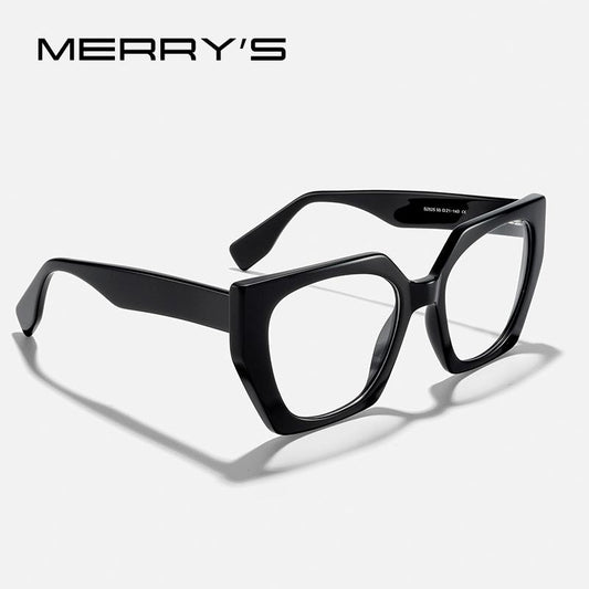 MERRYS DESIGN Women Cat Eye Glasses Fashion Acetate Eyewear Optics Frame Prescription Glasses Frames Optical Eyewear S2525