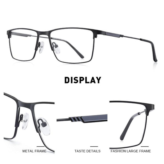 MERRYS DESIGN Men Titanium Alloy Glasses Frame Myopia Prescription Eyeglasses Optical Frame Business Style S2177