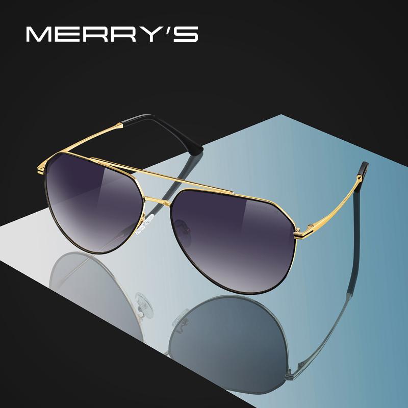MERRYS DESIGN Men Classic Pilot Sunglasses Aviation Frame Women HD Polarized Sunglasses For Driving UV400 Protection S8238