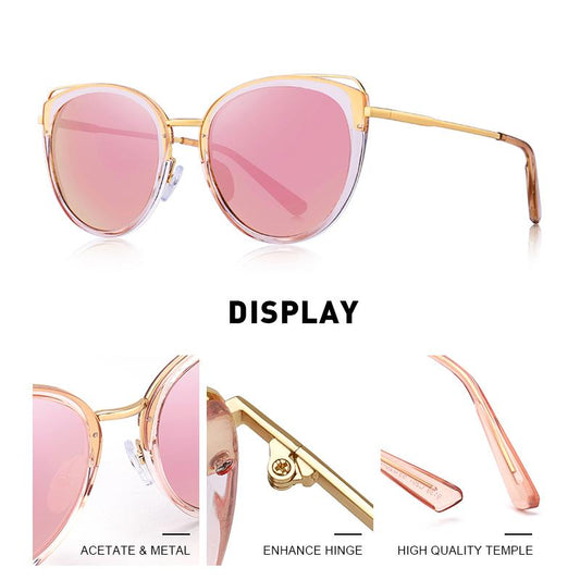 MERRYS DESIGN Women Luxury Brand Cat Eye Sunglasses Ladies Fashion Polarized Sun glasses UV400 Protection S6139